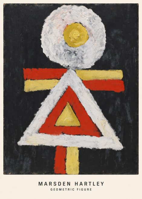 Marsden Hartley Geometric Figure No6 - Affiche