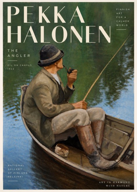 Pekka Halonen The Angler No4 - Affiche