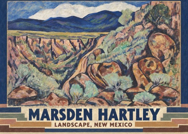 Marsden Hartley Landscape, New Mexico No3 - Affiche