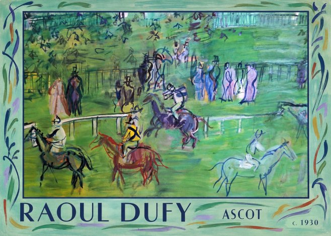 Raoul Dufy Ascot No1 - Affiche