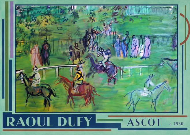 Raoul Dufy Ascot No2 - Affiche