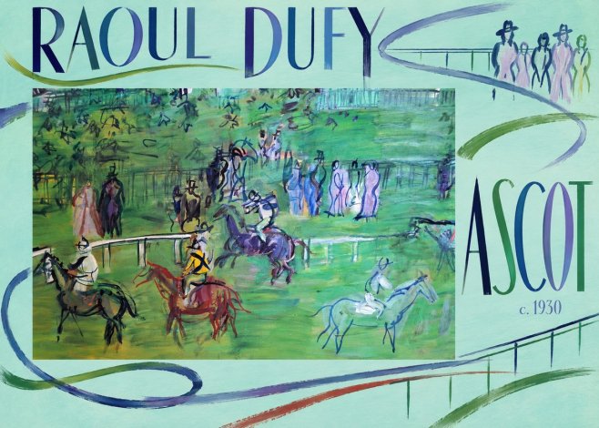 Raoul Dufy Ascot No6 - Affiche