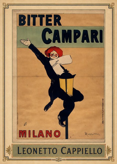 Leonetto Cappiello Bitter Campari II No1 - Affiche