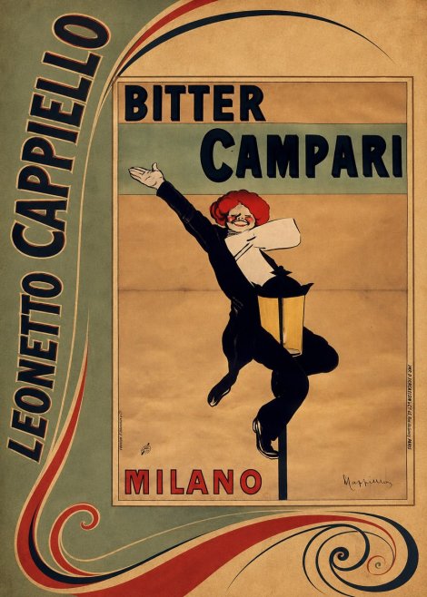 Leonetto Cappiello Bitter Campari II No2 - Affiche