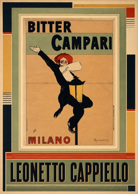 Leonetto Cappiello Bitter Campari II No3 - Affiche