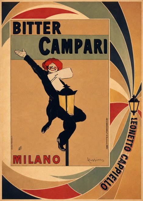 Leonetto Cappiello Bitter Campari II No6 - Affiche