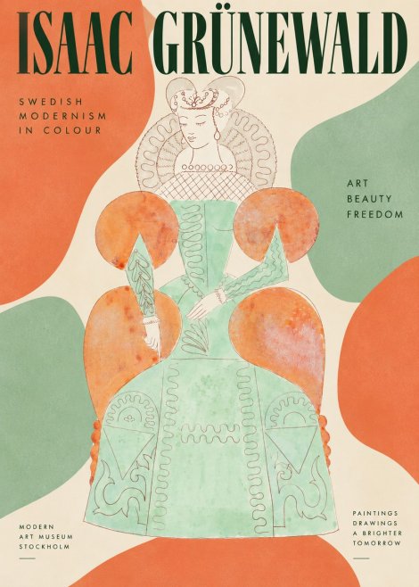 Isaac Grünewald Seated Woman No2 - Affiche