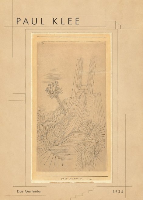 Paul Klee Das Gartentor I No1 - Affiche