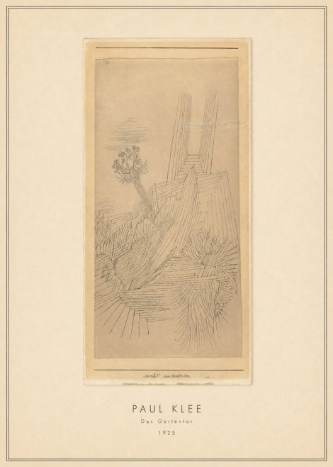 Paul Klee Das Gartentor I No3 - Affiche