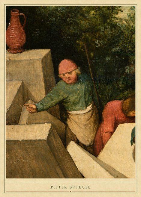 Pieter Bruegel The Tower of Babel XIX No5 - Affiche