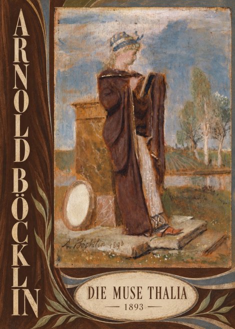 Arnold Böcklin Die Muse Thalia I No6 - Affiche