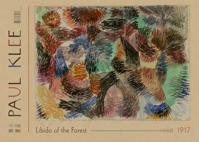Paul Klee Libido of the Forest No1 - Affiche