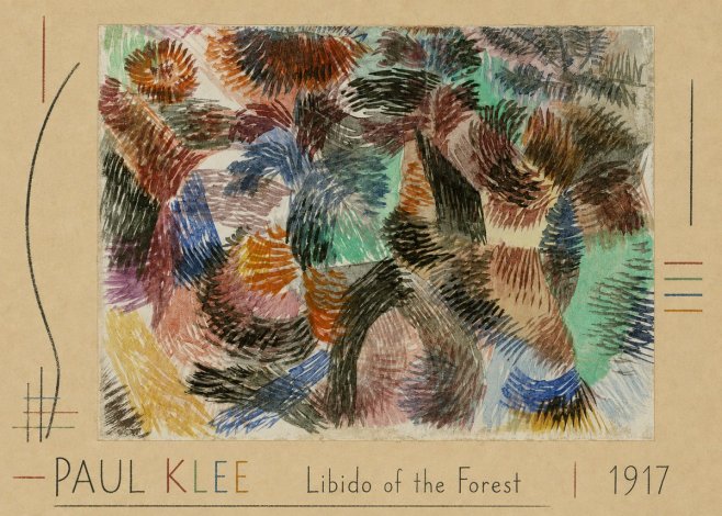 Paul Klee Libido of the Forest No2 - Affiche