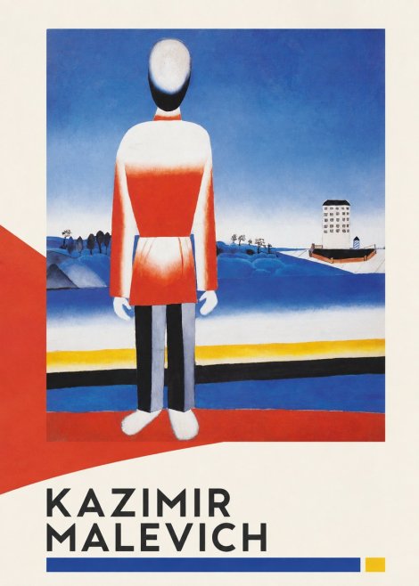 Kazimir Malevich Peasant No3 - Affiche