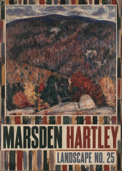 Marsden Hartley Landscape No. 25 No4 - Affiche