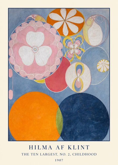 Hilma af Klint The Ten Largest, No. 2, Childhood No1 - Affiche