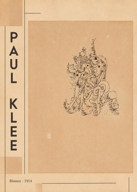 Paul Klee Blumen II No4 - Affiche