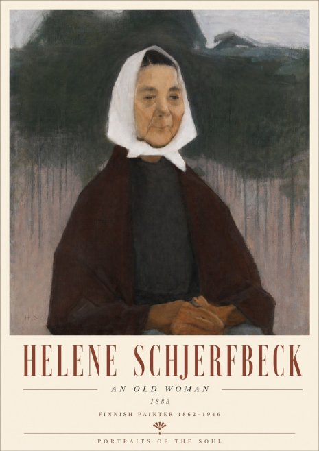 Helene Schjerfbeck An Old Woman No6 - Affiche