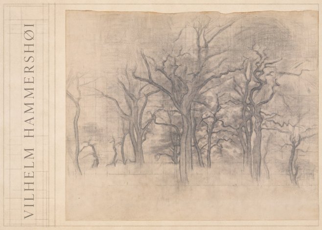Vilhelm Hammershøi Oak Trees No3 - Affiche