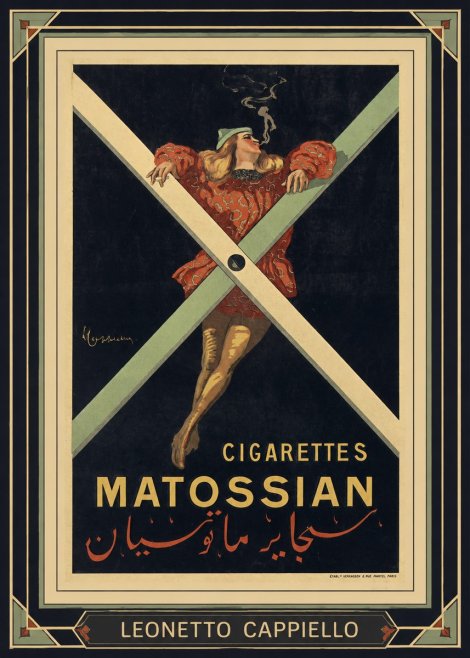 Leonetto Cappiello Cigarettes Matossian No1 - Affiche