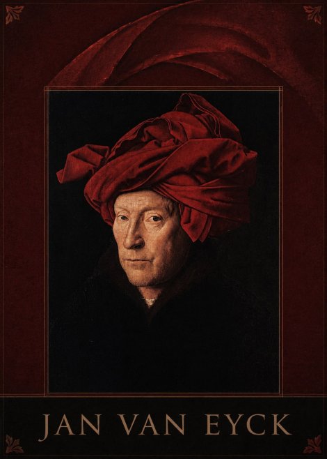 Jan van Eyck Portrait of a Man in a Turban No6 - Affiche