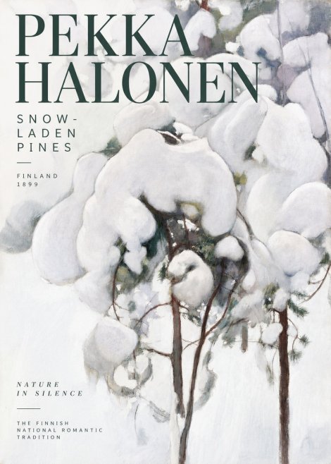 Pekka Halonen Snow-laden Pines No2 - Affiche