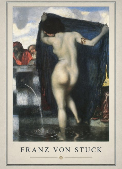 Franz von Stuck Susanna and the Elders No2 - Affiche