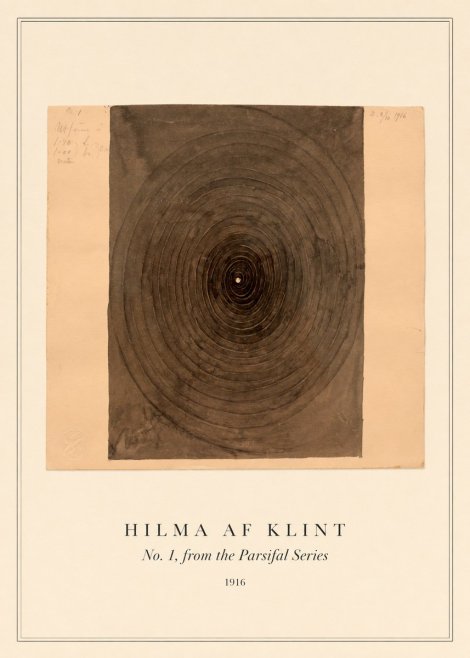 Hilma af Klint No. 1, from the Parsifal Series No3 - Affiche