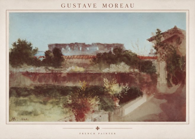 Gustave Moreau Rome No3 - Affiche
