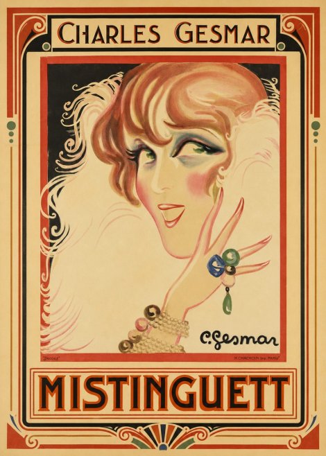 Charles Gesmar Mistinguett No1 - Affiche