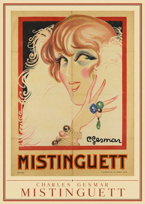 Charles Gesmar Mistinguett No4 - Affiche