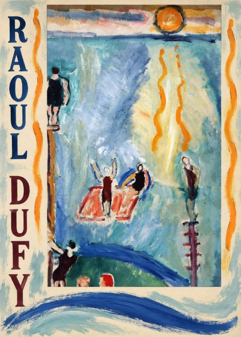 Raoul Dufy The Swimmers No5 - Affiche