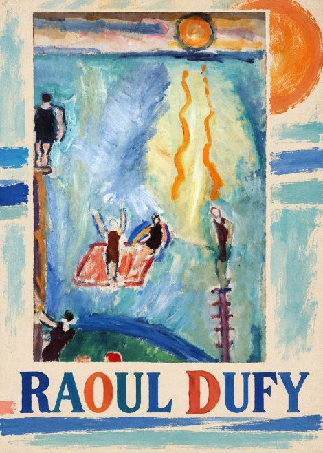 Raoul Dufy The Swimmers No6 - Affiche