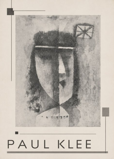 Paul Klee Head of a Man No3 - Affiche