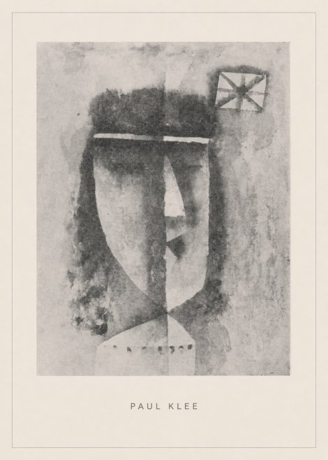 Paul Klee Head of a Man No5 - Affiche