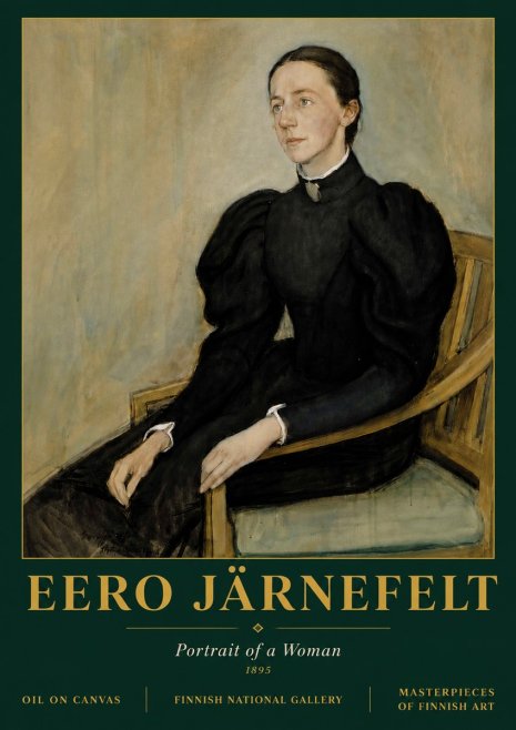 Eero Järnefelt Portrait of a Woman No5 - Affiche