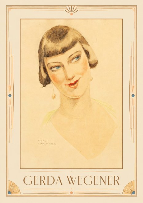 Gerda Wegener Portrait of a Lady No1 - Affiche