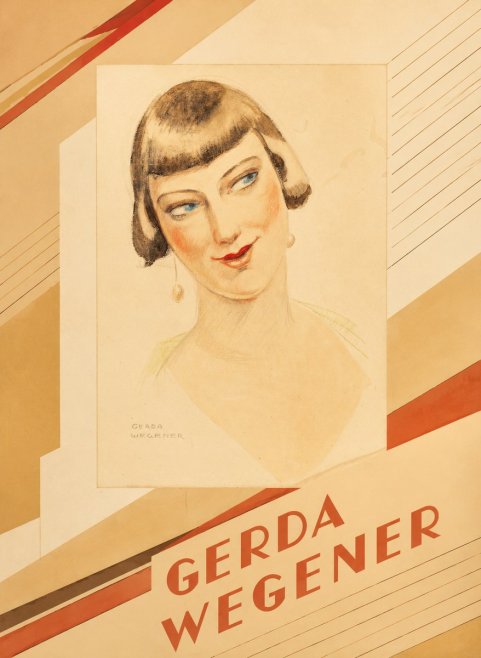 Gerda Wegener Portrait of a Lady No4 - Affiche