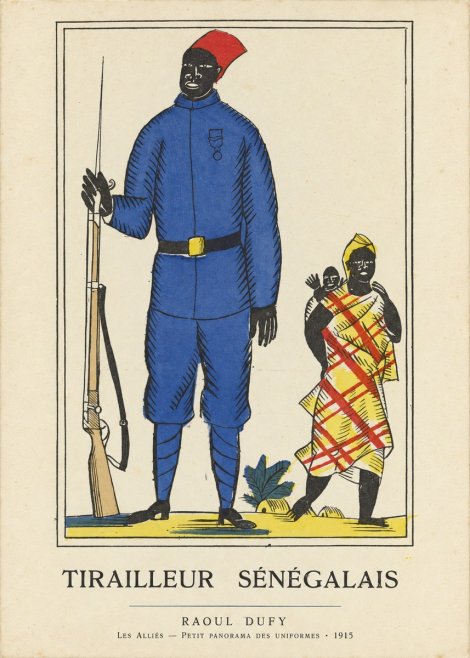 Raoul Dufy Tirailleur Sénégalais No6 - Affiche