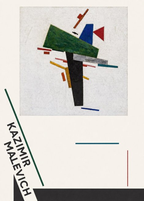 Kazimir Malevich Suprematist Composition II No2 - Affiche