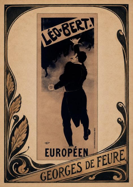 Georges de Feure Léo-bert. Européen No1 - Affiche
