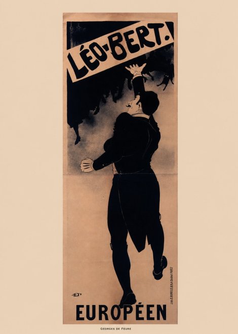 Georges de Feure Léo-bert. Européen No6 - Affiche