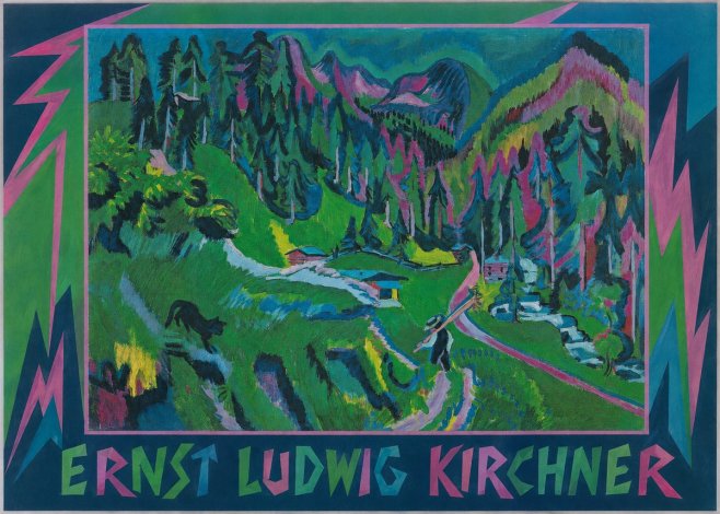 Raphael Kirchner Davos in Summer No1 - Affiche