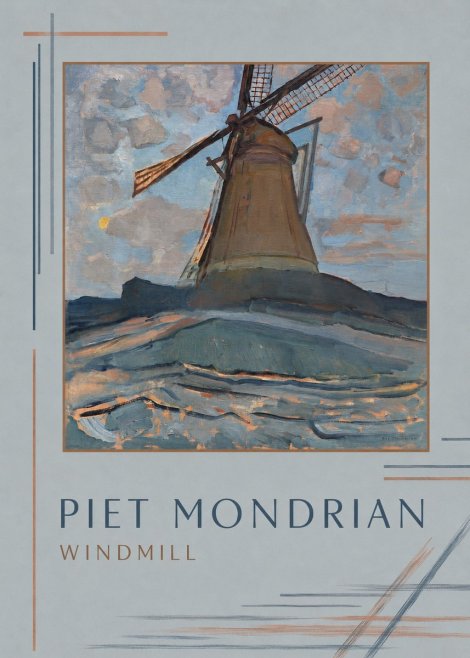 Piet Mondrian Windmill No1 - Affiche