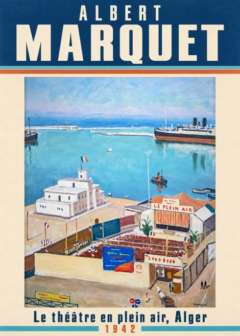 Albert Marquet Le Théâtre En Plein Air, Alger No2 - Affiche