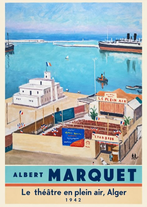 Albert Marquet Le Théâtre En Plein Air, Alger No4 - Affiche