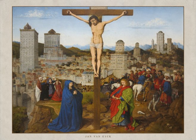 Jan van Eyck The Crucifixion No4 - Affiche