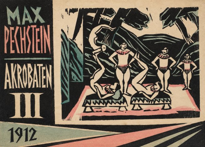 Max Pechstein Akrobaten Iii No2 - Affiche
