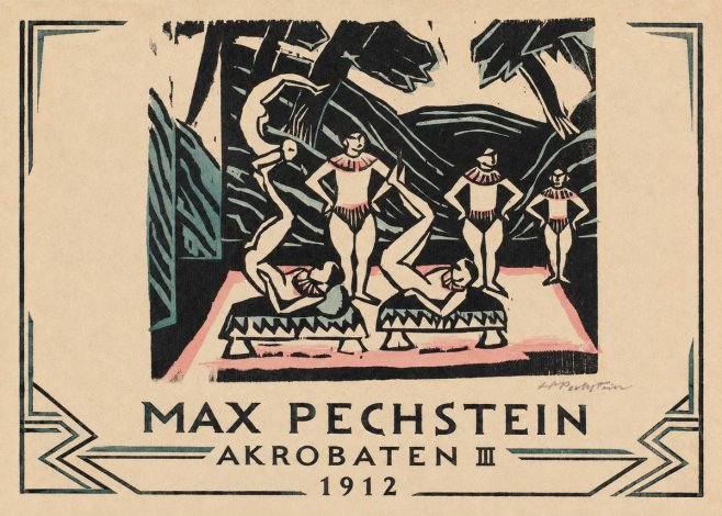 Max Pechstein Akrobaten Iii No3 - Affiche