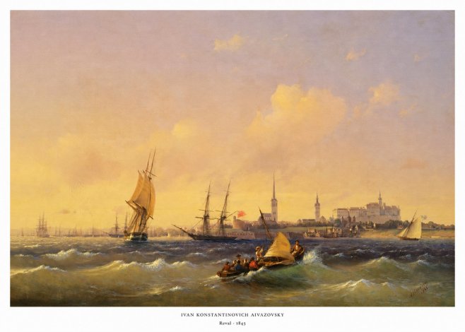 Ivan Konstantinovich Aivazovsky Reval No6 - Affiche